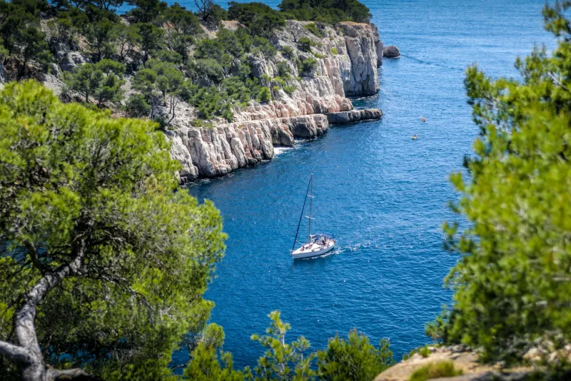 Vue bateau Hyères - Conciergerie location saisonnière